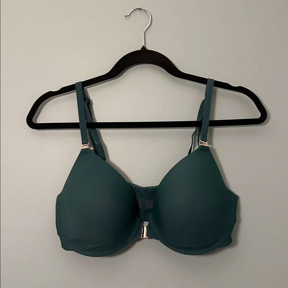 Soma Bodify Front Close Perfect Coverage Bra Green Size 36D